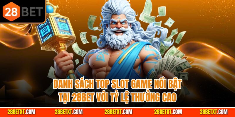 Danh sách top slot game nổi bật tại 28bet với tỷ lệ thưởng cao